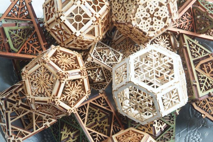 laser cut 3d cutter thomas models projects intricate orbs cutting wood lazer paper acrylic diy jessamity shapes tr three lamps
